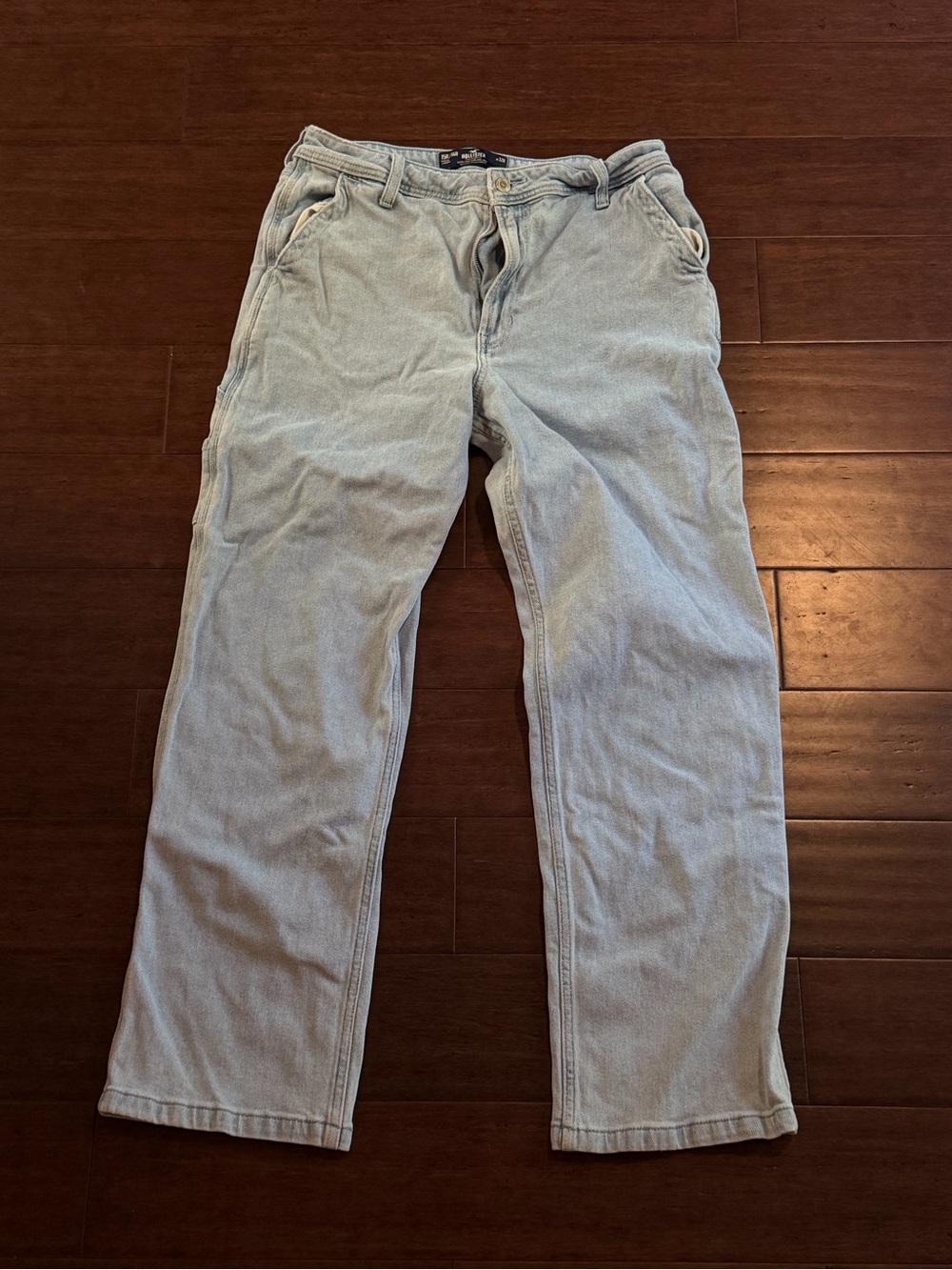 Hollister Light Wash Women's High Rise Skater Dad Jeans